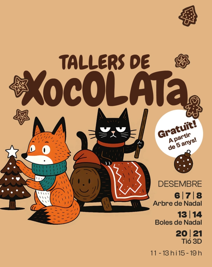 TALLERS DE XOCOLATA DE NADAL